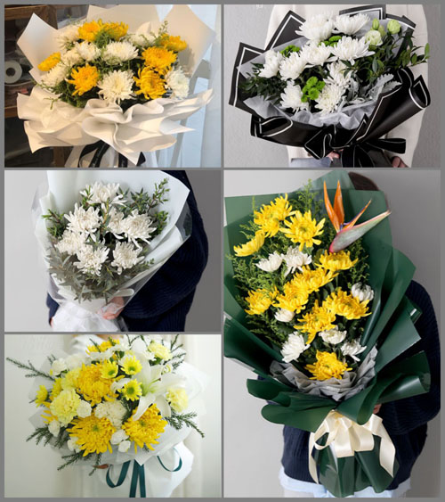 贵州黔南州惠水县王佑镇冉告村白事花束代送